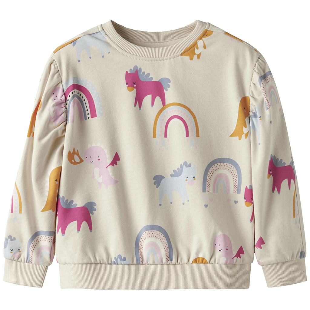 Name It Sweatshirt NMFNULA LS NREG SWEAT BRU PB