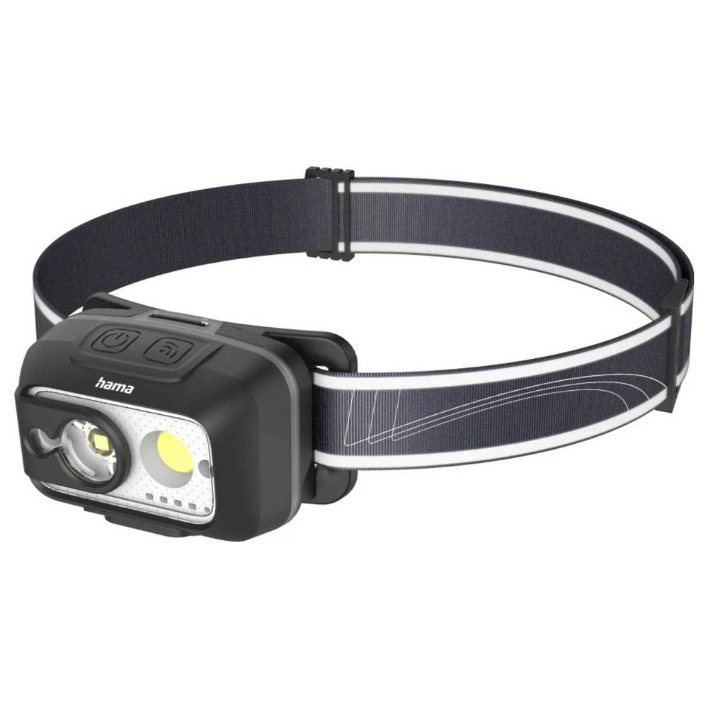Hama LED-Stirnlampe HL500-C, mit Akku, Kopflampe zum Joggen, Arbeiten, 4 Modi Hoofdlamp 120 g
