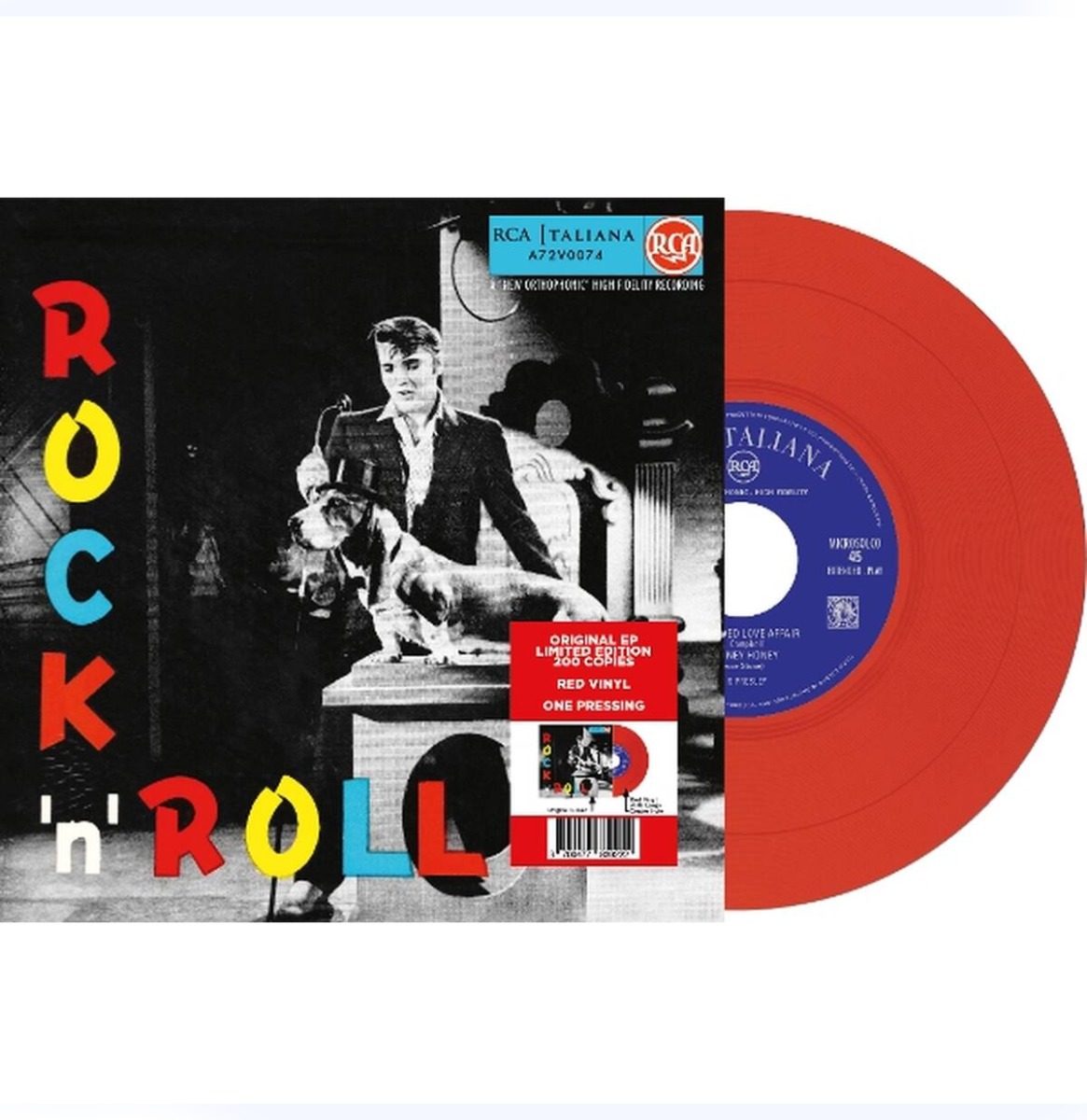 Fiftiesstore Elvis Presley - Rock 'n' Roll (Rood Vinyl) EP