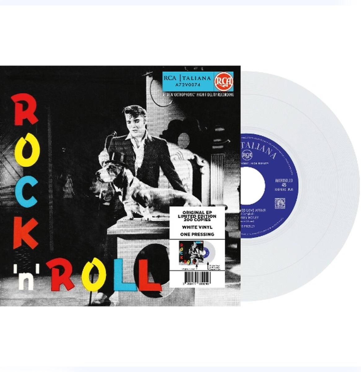 Fiftiesstore Elvis Presley - Rock 'n' Roll (Wit Vinyl) EP