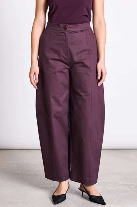 JAN N JUNE JAN 'N JUNE Damen vegan Hose Barrel Yauri Kirsche