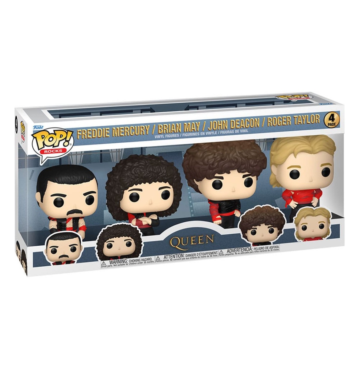 Fiftiesstore Funko Pop! Rocks: Queen - Radio Gaga 4-Pack