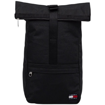 TOMMY JEANS Rugzak TJM ESS DAILY ROLLTOP BACKPACK , vrijetijdsrugzak, rolltop rugzak met label