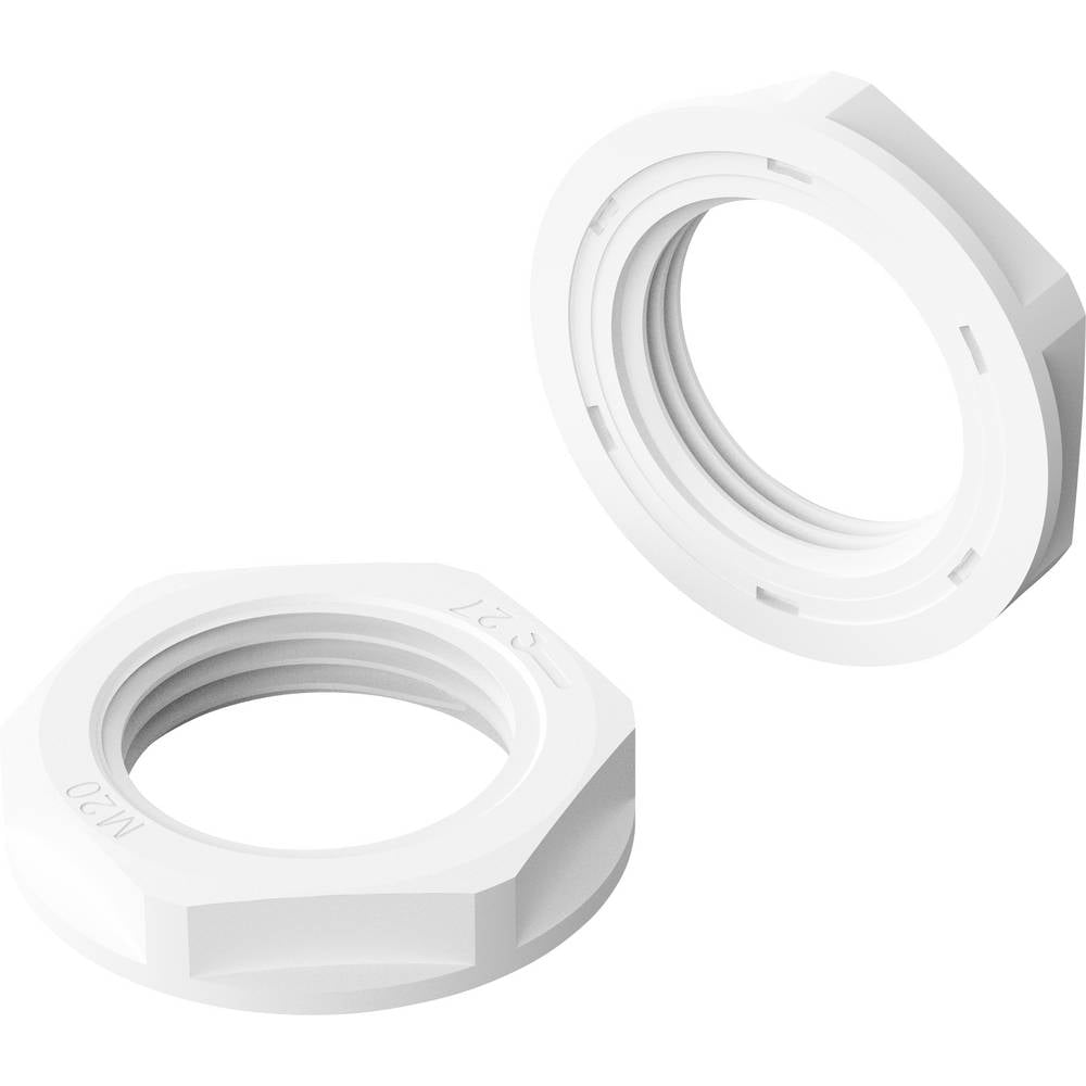 Bopla 52090316 Contramoer M20 x 1.5 Polyamide Wit 1 stuk(s)