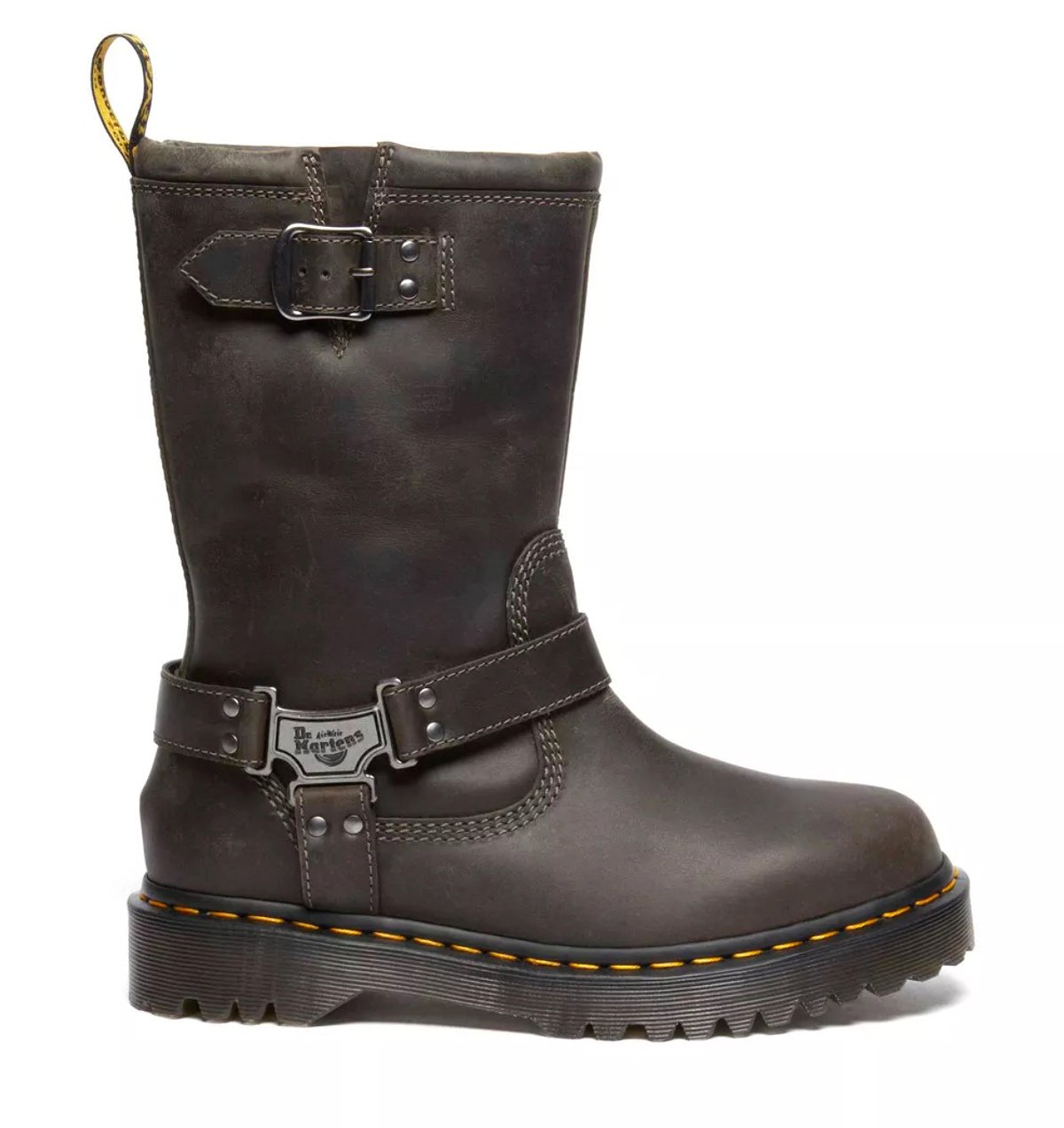 Dr martens Dr. Martens ANISTONE HI charcoal grey Leer Dames