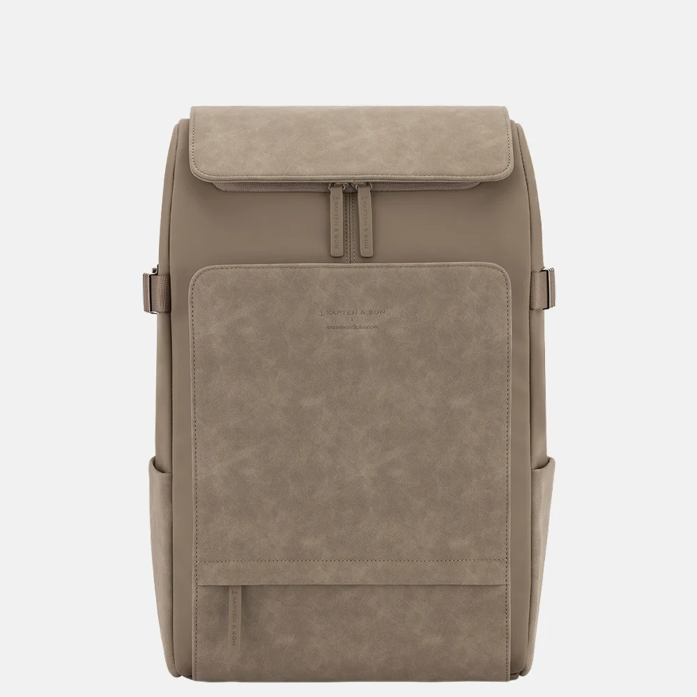 Kapten & Son Bali laptoprugzak 15 inch walnut
