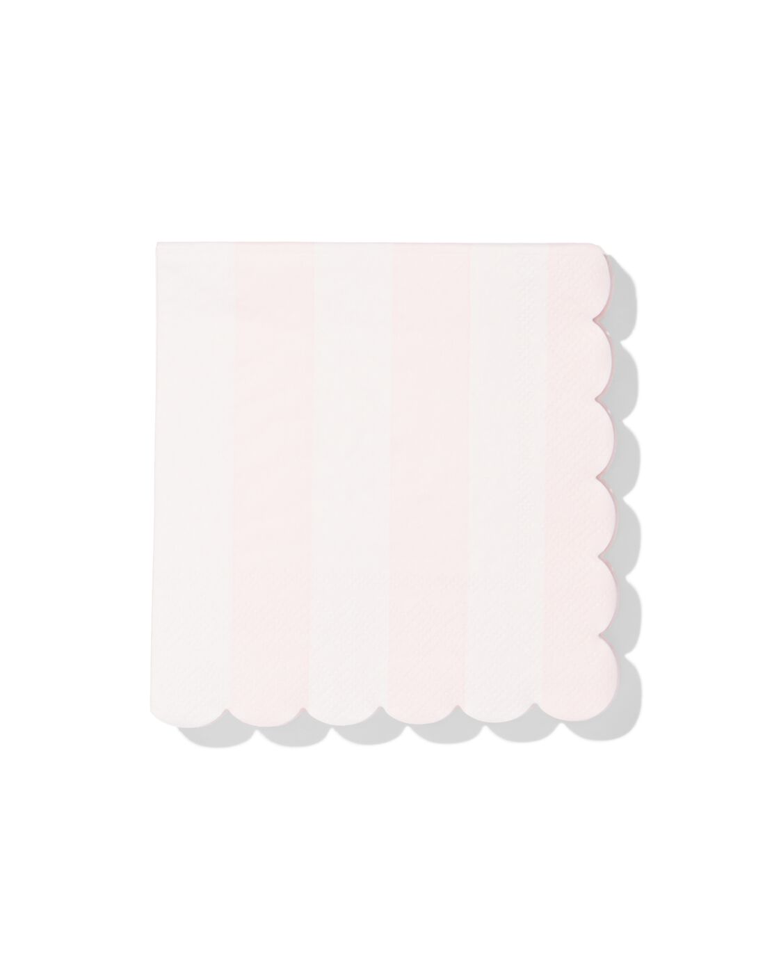 HEMA Servetten 24x24cm papier strepen roze - 20 stuks
