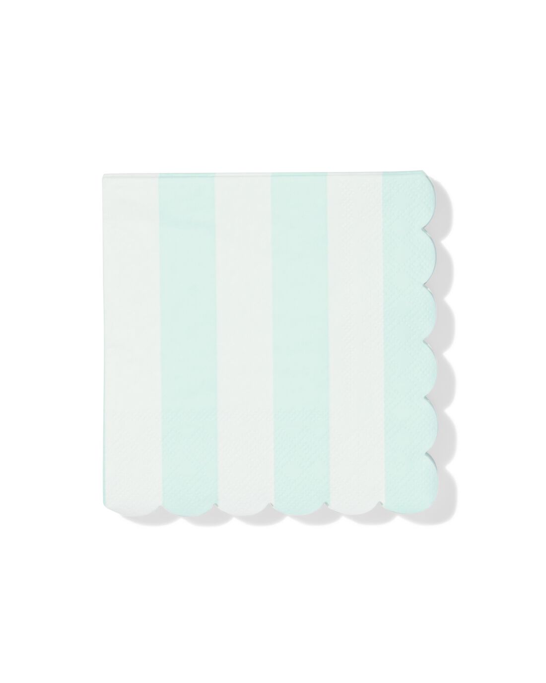 HEMA Servetten 24x24cm papier strepen blauw - 20 stuks