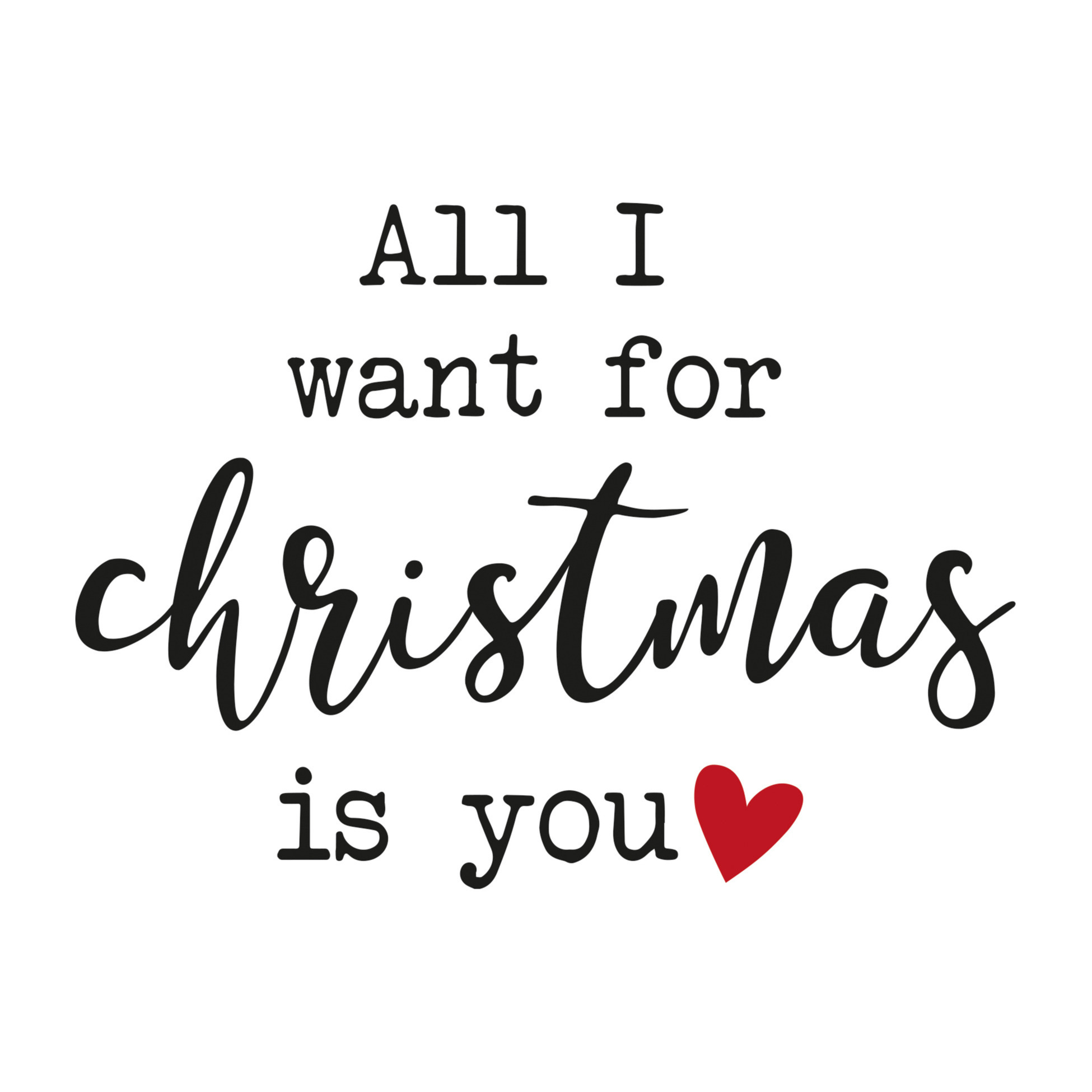 Ambiente Kerst thema servetten - 20x st - 33 x 33 cm - All I want for christmas -
