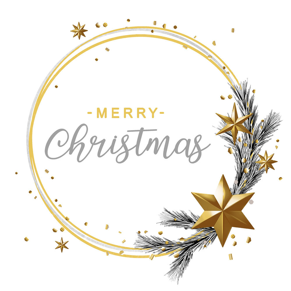 Ambiente Kerst thema servetten - 40x st -℃ wit Merry Christmas - 33 x 33 cm - kerstdiner - kerstservetten -