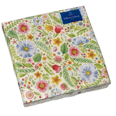 VILLEROY & BOCH  Easter Accessoires - Servetten 20st 33x33cm Flowers