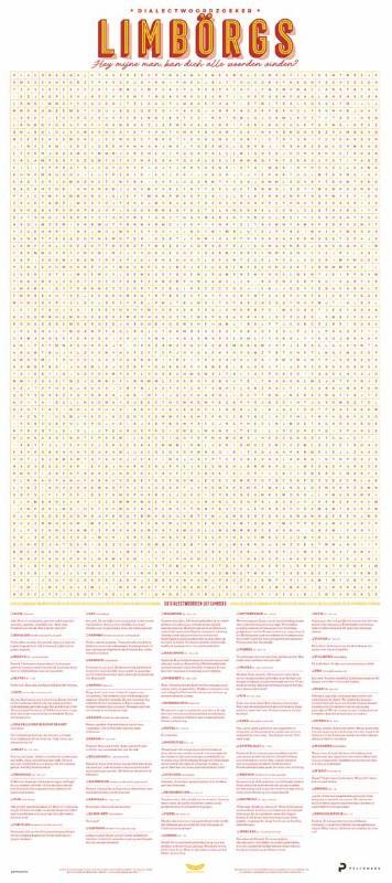 Dieter Coppens, Tom Suykens Dialectposter: LIMBURGS -   (ISBN: 9789465300283)