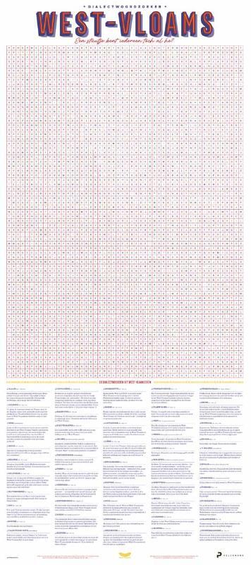 Dieter Coppens, Tom Suykens Dialectposter: WEST-VLAAMS -   (ISBN: 9789465300313)