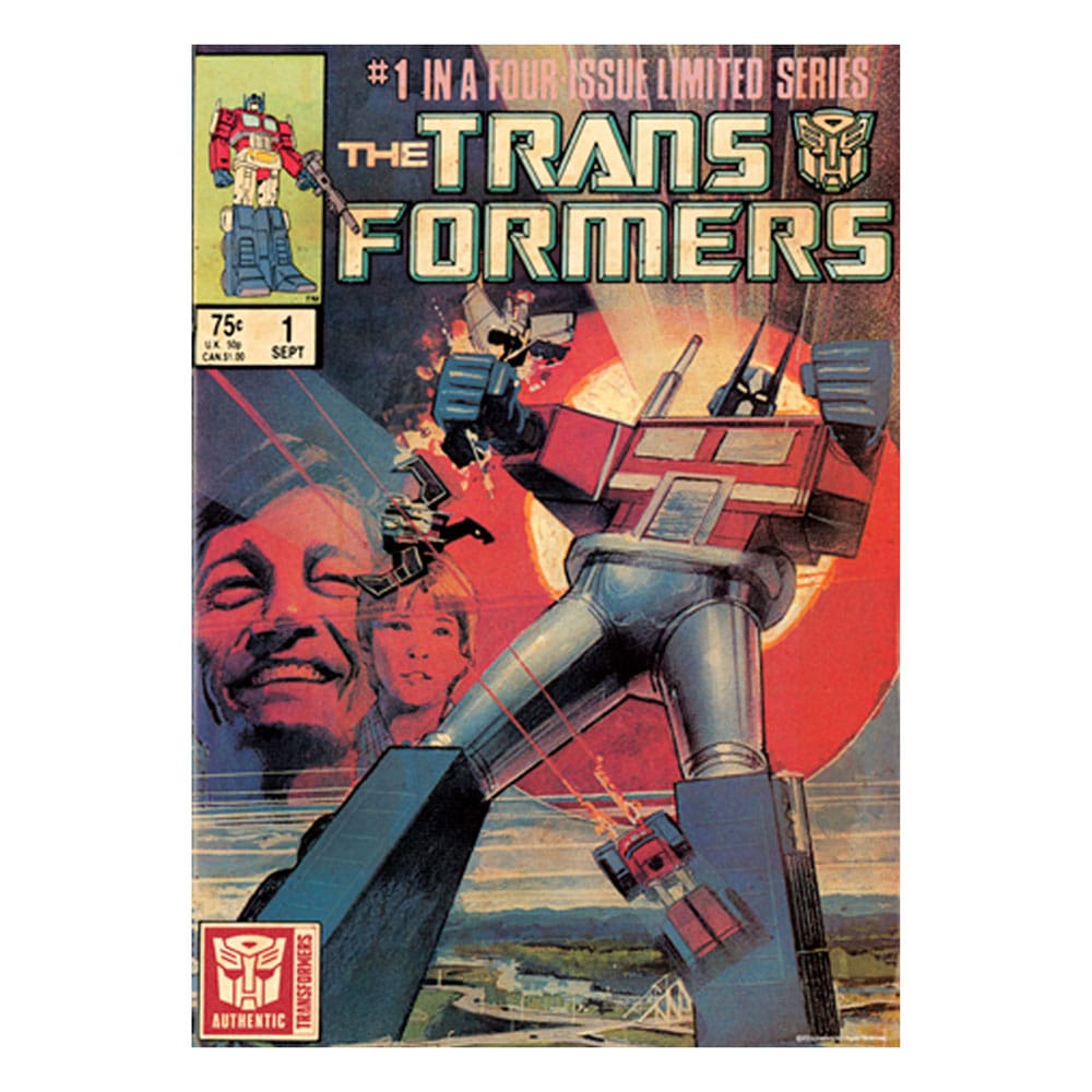 FaNaTtik Transformers Art Print 40th Anniversary Limited Edition 42 x 30 cm
