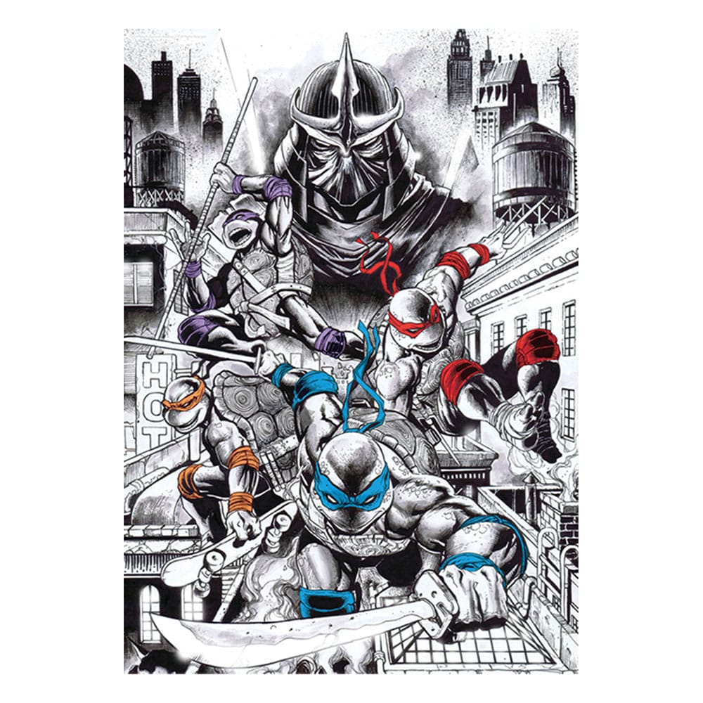 FaNaTtik Teenage Mutant Ninja Turtles Art Print 40th Anniversary Limited Edition 42 x 30 cm