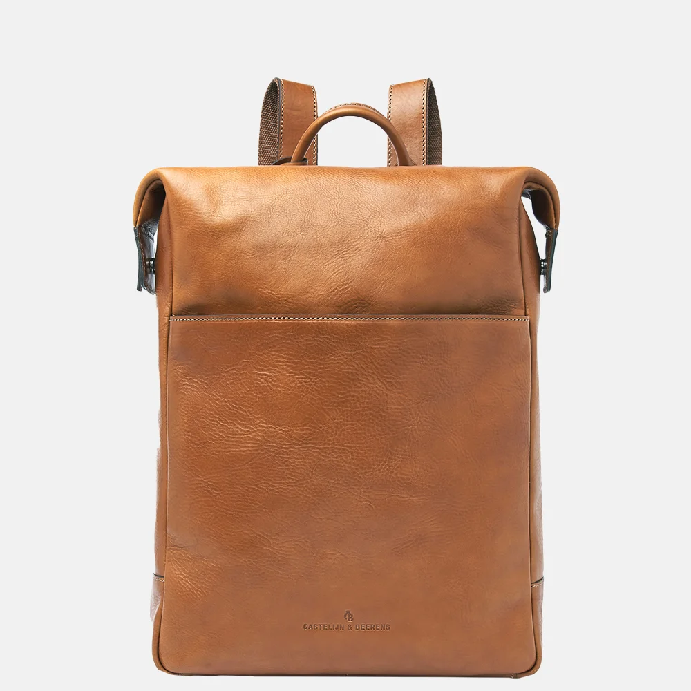 Castelijn en Beerens Laurens Heritage laptoprugzak 15.6 inch lightbrown