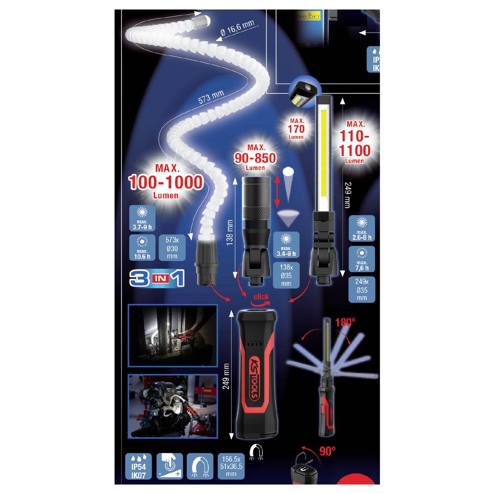 KS Tools 150.4600 Werklamp LED