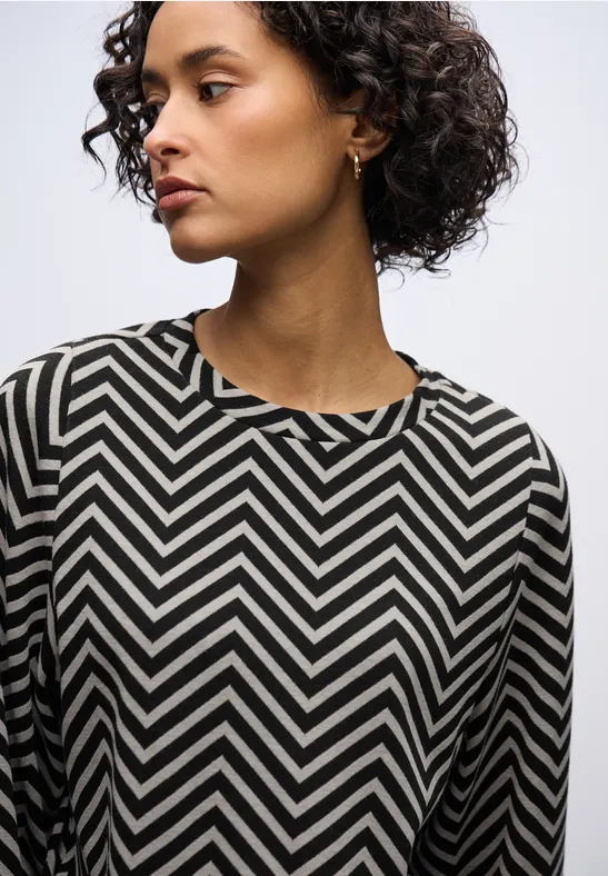 STREET ONE Shirt met 3/4 mouwen