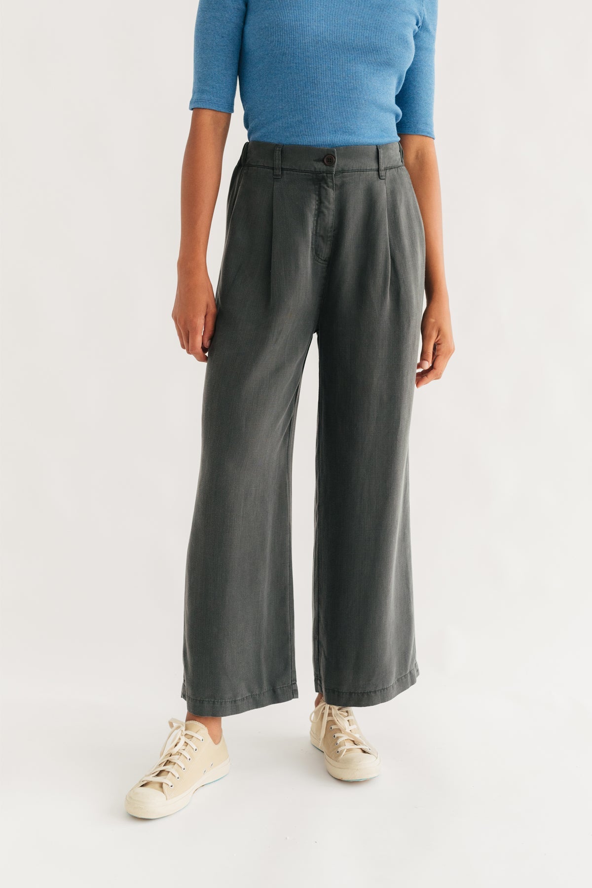 TWOTHIRDS Damen vegan Hose Nanpu Dark Sand