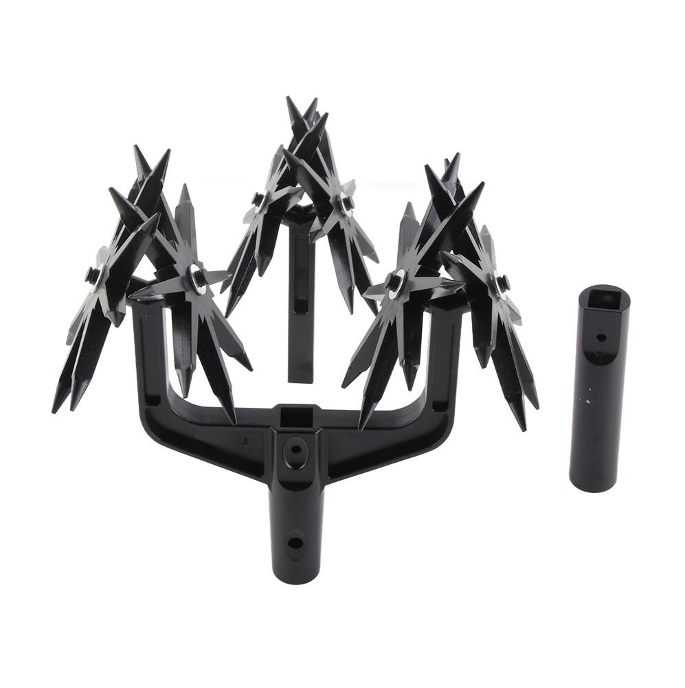 TOMTOP JMS Roterende Cultivator Gereedschap Tuin Handheld Frees Cultivator Draadloze Frees voor Herzaaien Gras Of zwart