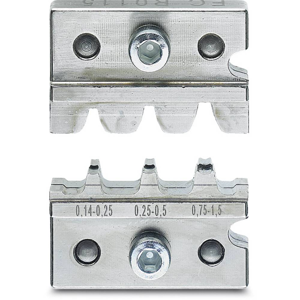 Phoenix Contact CF 500/DIE SC 1,5 1212241 Krimpprofiel Platte insteekhulzen, Platte stekkers 0.14 tot 1.5 mm² Geschikt voor merk  467893, 469887