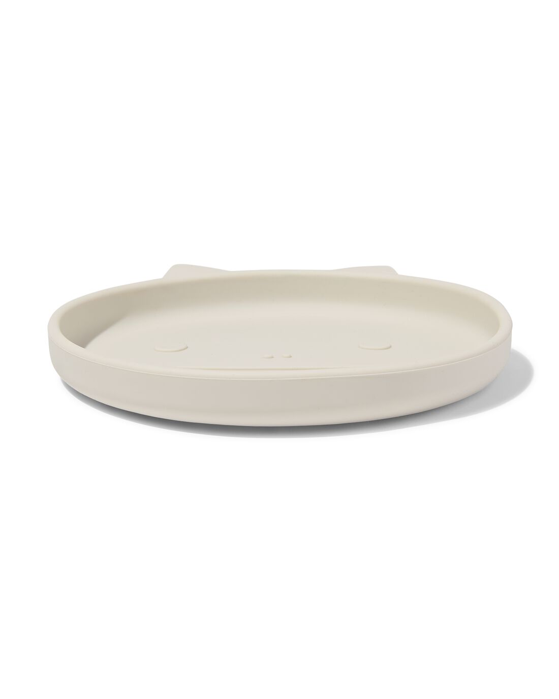 HEMA Kinderbord ⌀16cm siliconen monster beige (beige)