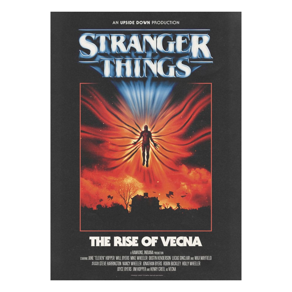 FaNaTtik Stranger Things Art Print The Rise of Vecna Limited Edition 42 x 30 cm