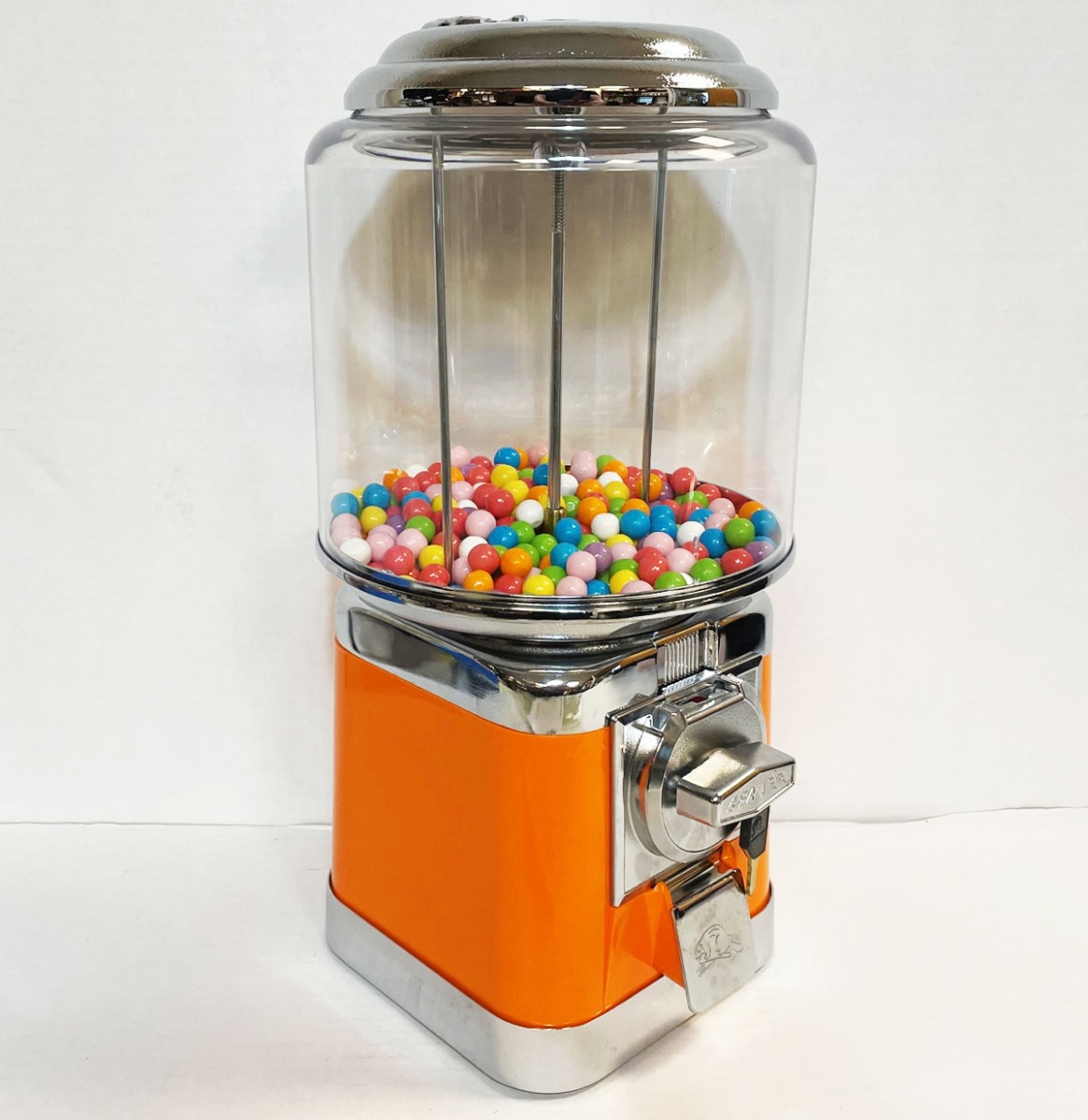 Fiftiesstore Beaver RB16 Snoep Automaat Aluminium/Oranje - Bulk Snoep - 50 Eurocent