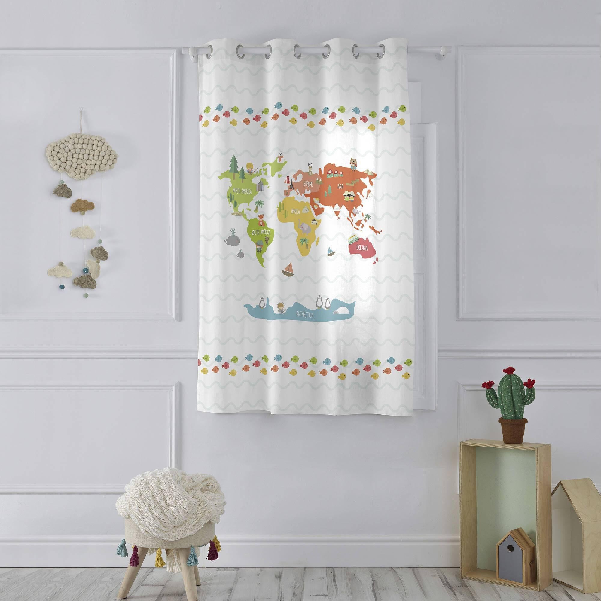 Happynois Gordijn World Map | 
