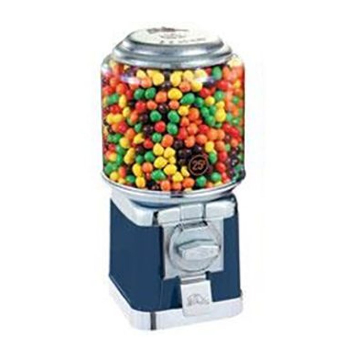 Fiftiesstore Beaver RB 16 Snoep Automaat Aluminium/Navy - Bulk Snoep - 50 Eurocent