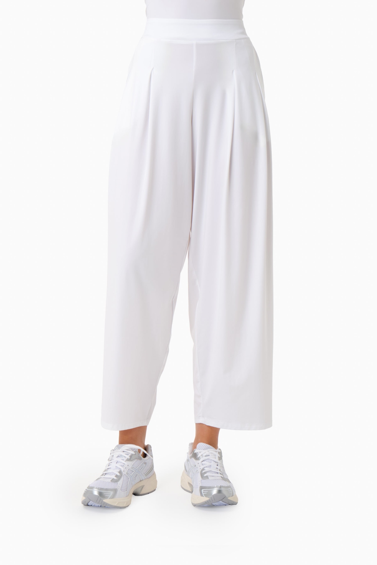 ORGANICATION Damen vegan Hose Peeny WeiÃŸ