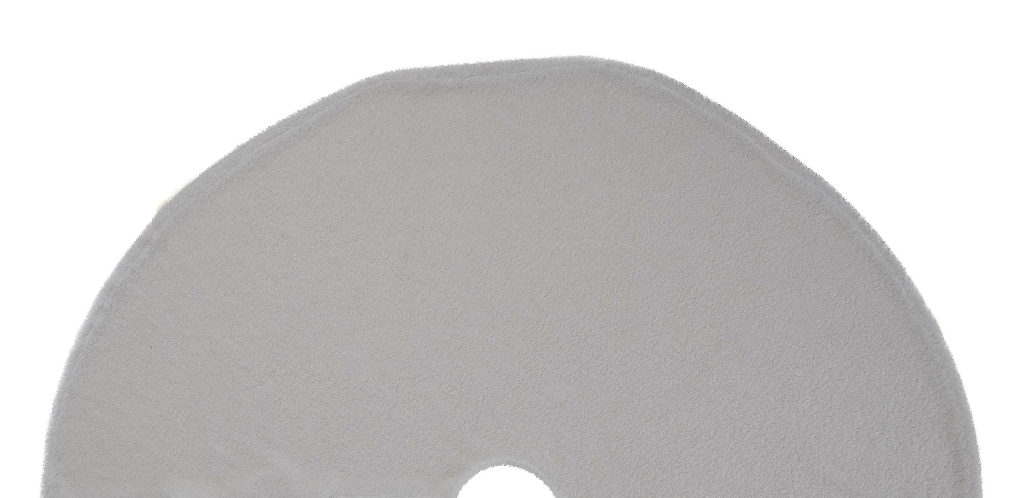 ANNA's collection KERSTBOOMKLEED TEDDY D120CM GEBROKEN WIT