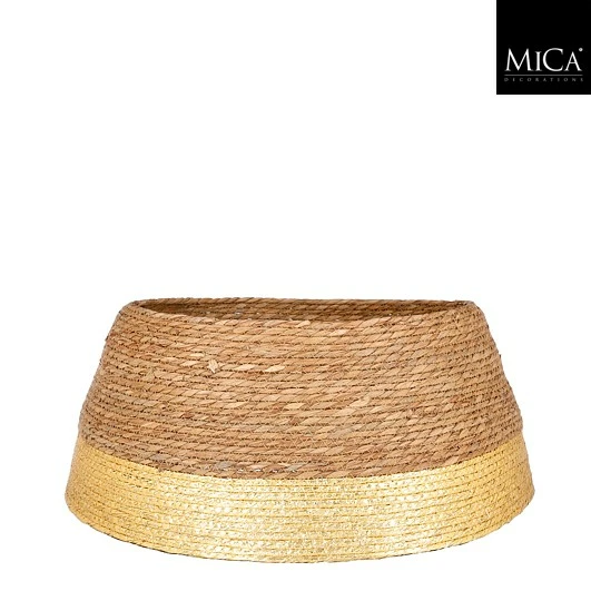 House of seasons Treeskirt goud - h26xd58cm