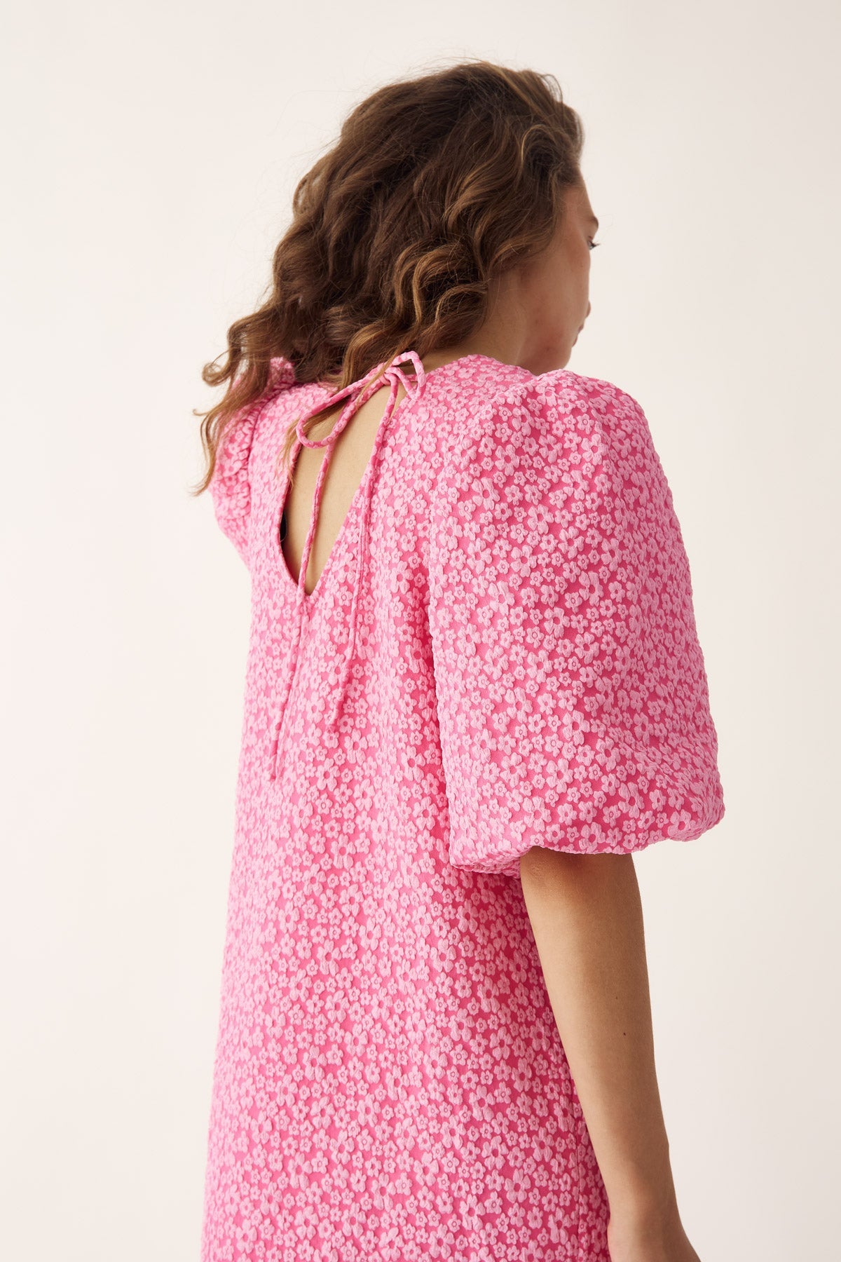 Noella Reno Pastis Long Dress Bright Pink