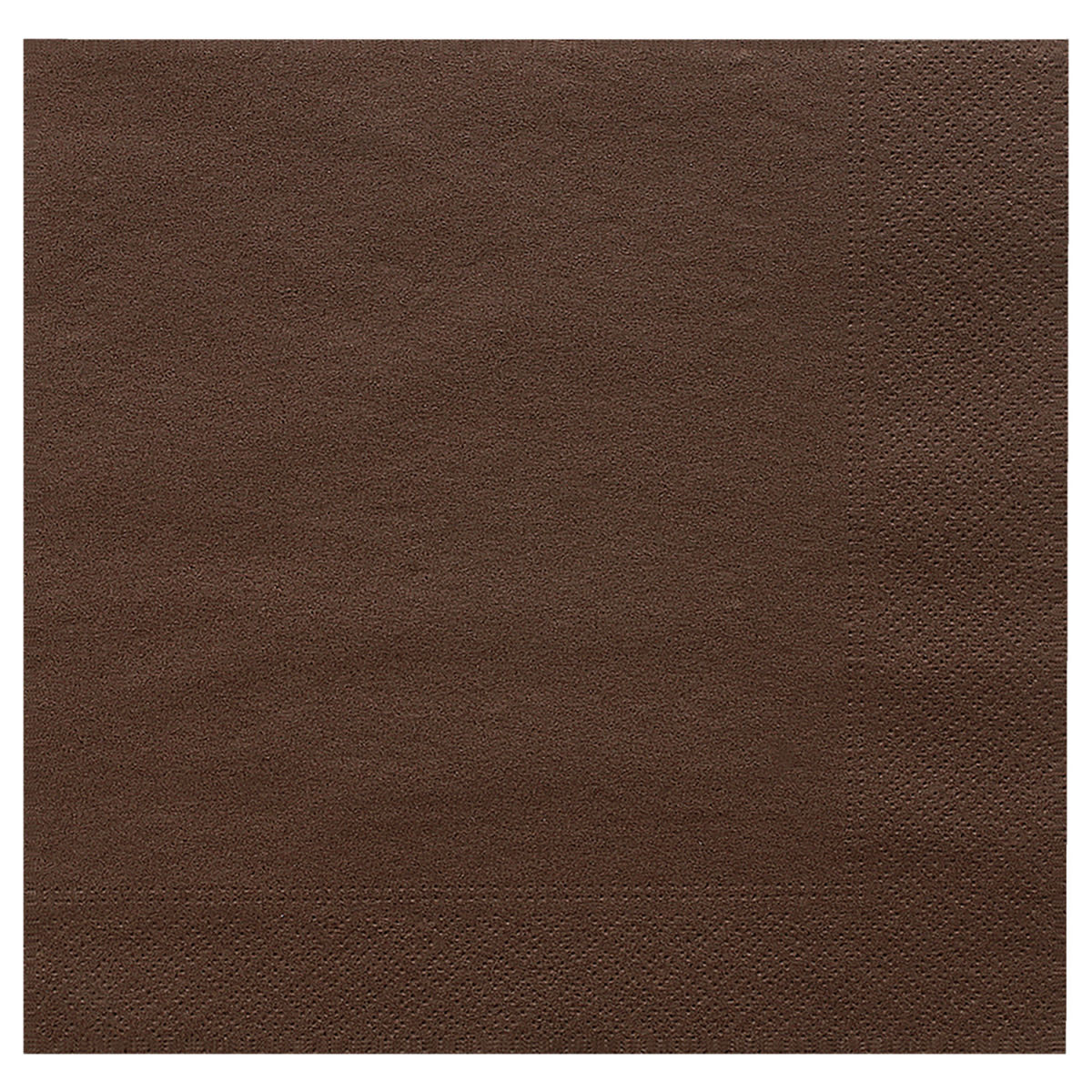 GARCIA DE POU Papieren servet 2-laags; 39x39 cm (BxL); bruin; 100 stuk / verpakking