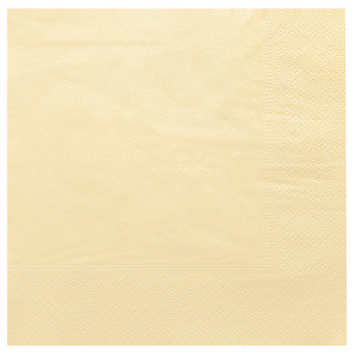 GARCIA DE POU Papieren servet 2-laags; 39x39 cm (BxL); ivoor; 100 stuk / verpakking