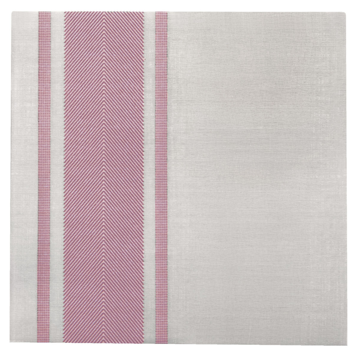 Ro.ial Servet Auris Airlaid; 40x40 cm (BxL); taupe/bordeaux; 50 stuk / verpakking