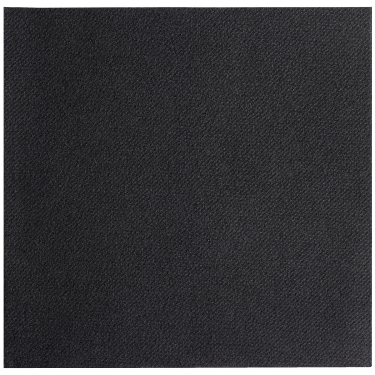 GARCIA DE POU Servetten Arla 40x40 cm; 20x20 cm (BxL); zwart; 100 stuk / verpakking