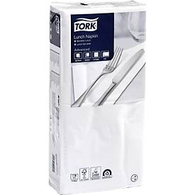 Tork Servetten Soft Advanced 477149, 2-laags, 1/4 vouw, reliëf, L 330 x B 330 mm, FSC papier, wit, 10 x 200 stuks