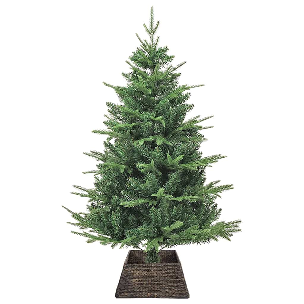 vidaXL Kerstboomkraag Zwart 50 x 50 x 25 cm Waterhyacint