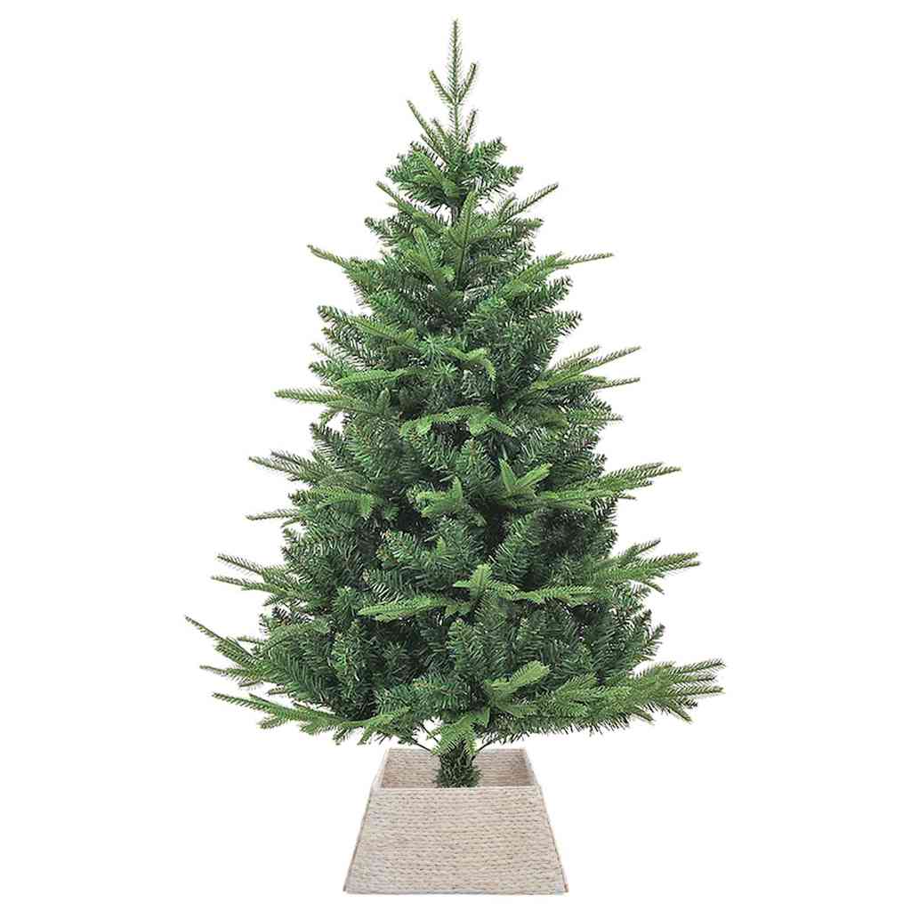 vidaXL Kerstboomkraag Wit 50 x 50 x 25 cm Waterhyacint
