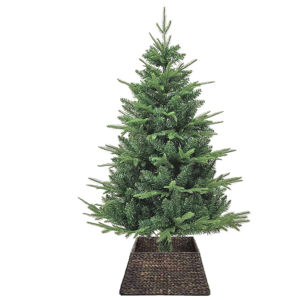 vidaXL Kerstboomkraag Zwart 60 x 60 x 28 cm Waterhyacint