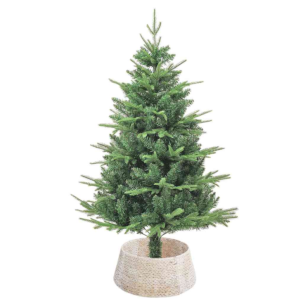 vidaXL Kerstboomkraag Wit 60 x 60 x 22 cm Waterhyacint