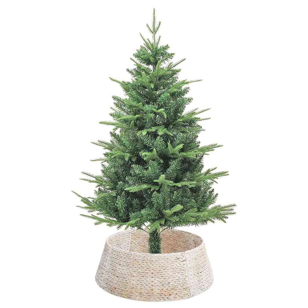 vidaXL Kerstboomkraag Wit 75 x 75 x 25 cm Waterhyacint