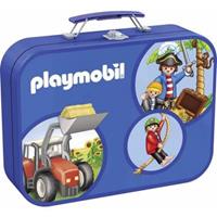 Schmidt Spiele Schmidt 55599 - Playmobil: Puzzle-Box, 2 x 60/2 x 100 Teile