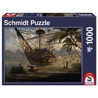 Schmidt Puzzle - Ship at Ancor (1000 pcs)