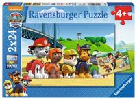 Ravensburger Verlag Ravensburger 09064 - Paw Patrol, heldenhafte Hunde, 2x24 Teile Puzzle
