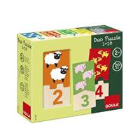 Jumbo Spiele; Goula Goula D53329 - Holzpuzzle - Duo