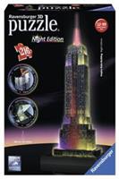 Ravensburger 3D puzzel-gebouw Empire State Building bij nacht 125661