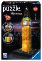 Ravensburger 3D Puzzle: Big Ben bij nacht